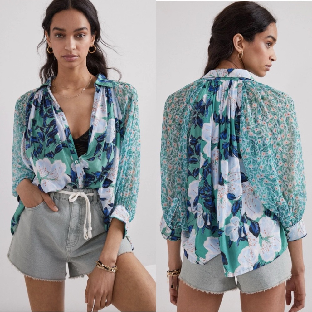 Anthropologie | Roberta Roller Rabbit Clovis Adrianna Top XS